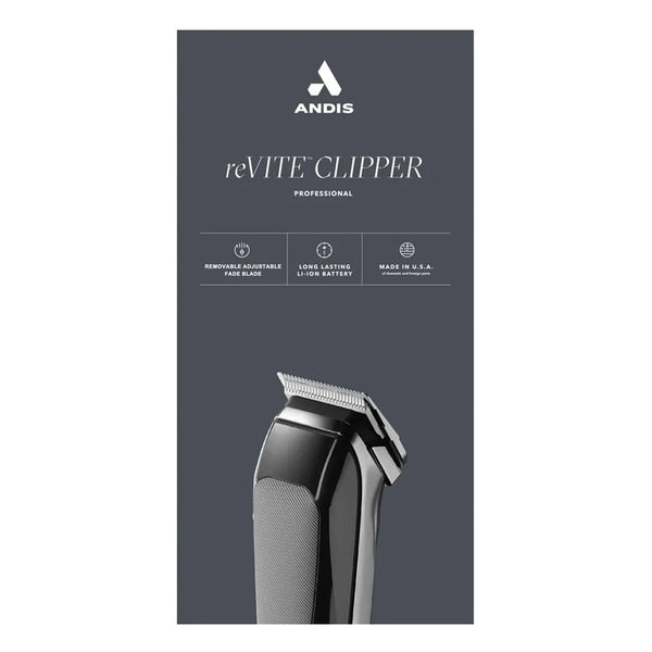 ANDIS reVITE Cordless Fade Blade Clipper [CUL Certified]