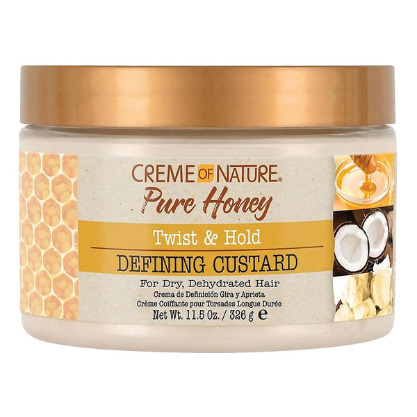 CREME OF NATURE Pure Honey Twist & Hold Defining Custard (11.5oz)