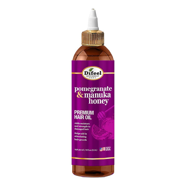 SUNFLOWER Difeel Pomegranate & Manuka Honey Premium Hair Oil (8oz)