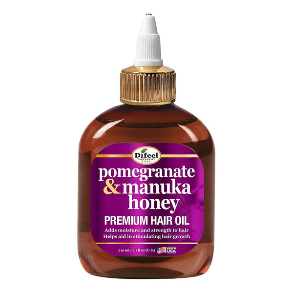 SUNFLOWER Difeel Pomegranate & Manuka Honey Premium Hair Oil (7.1oz)