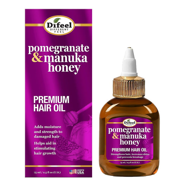 SUNFLOWER Difeel Pomegranate & Manuka Honey Premium Hair Oil (2.5oz)