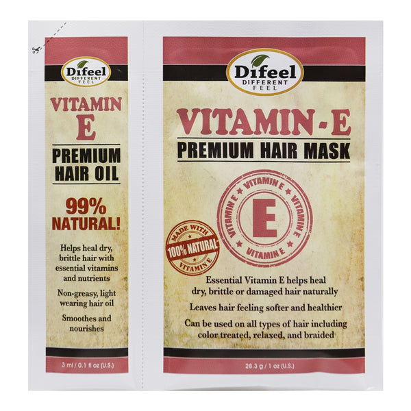 SUNFLOWER Difeel Premium Hair Mask (1oz) & Hair Oil (0.1oz) Packet