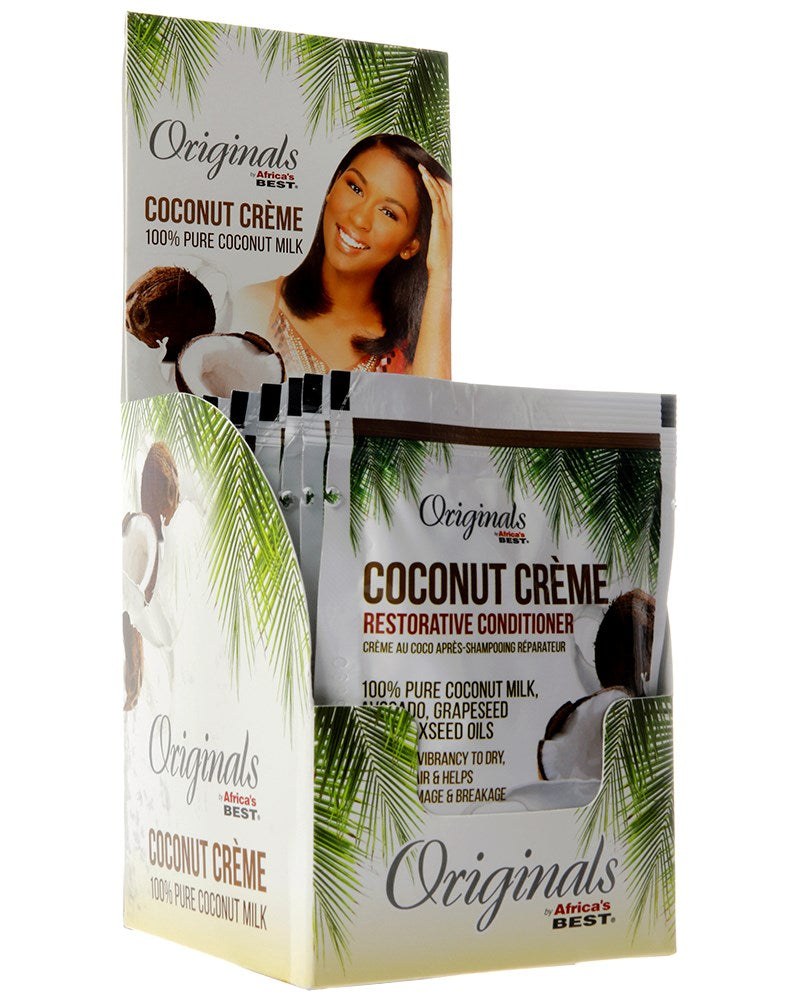 AFRICA'S BEST Coconut Creme Restorative Conditioner Packet (1.75oz) Discontinued