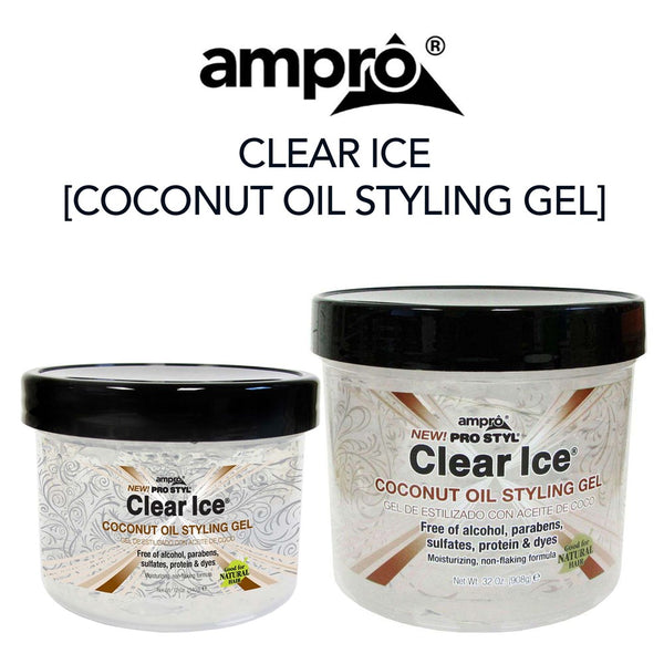 AMPRO Clear Ice - Coconut Oil Styling Gel