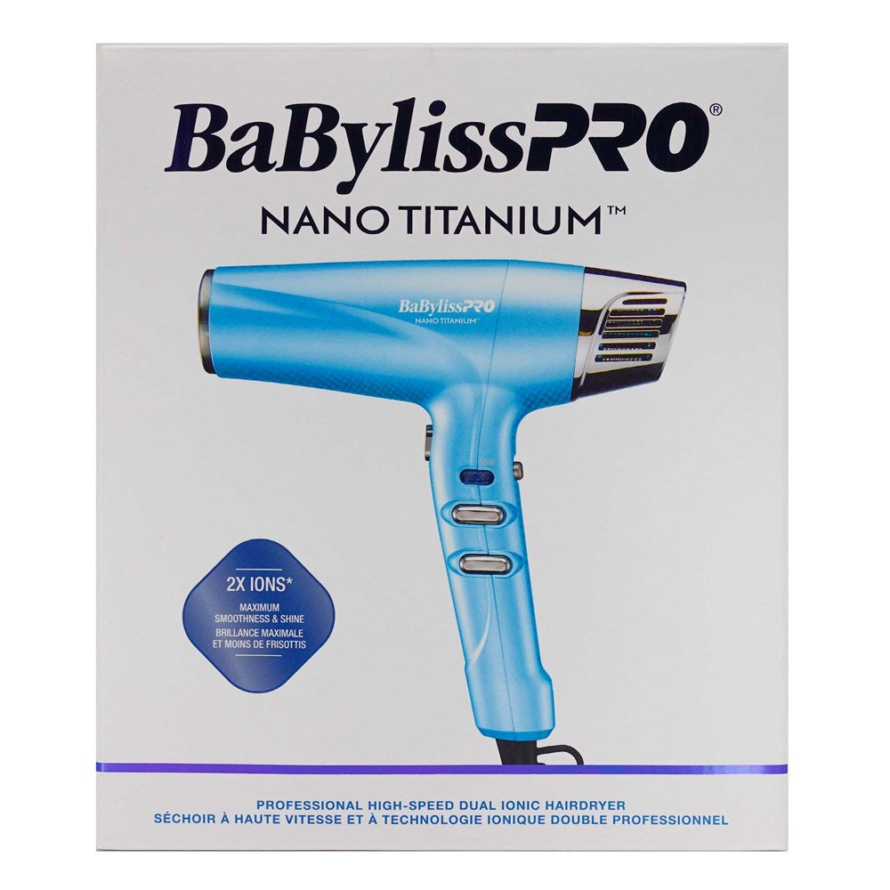 BaBylissPRO Hair Dryer, Nano Titanium Rapido 2000-Watt Blow Dryer, Hair Styling ＆ Appliances, Black, BRAP1並行輸入