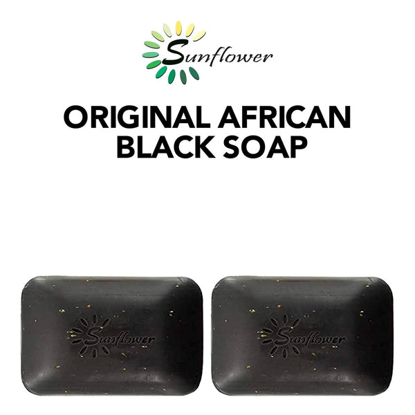 SUNFLOWER Original African Black Soap (5oz)