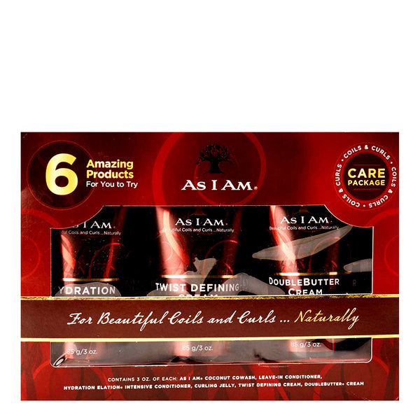 AS I AM Coils & Curls Care Package (3oz, 6pcs/kit)