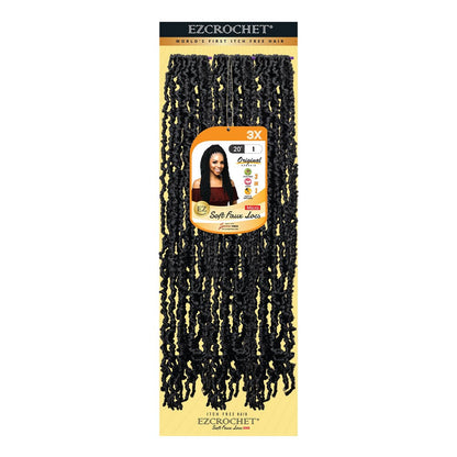 EZBRAID Ezcrochet 3X Soft Faux Locs Micro Braid