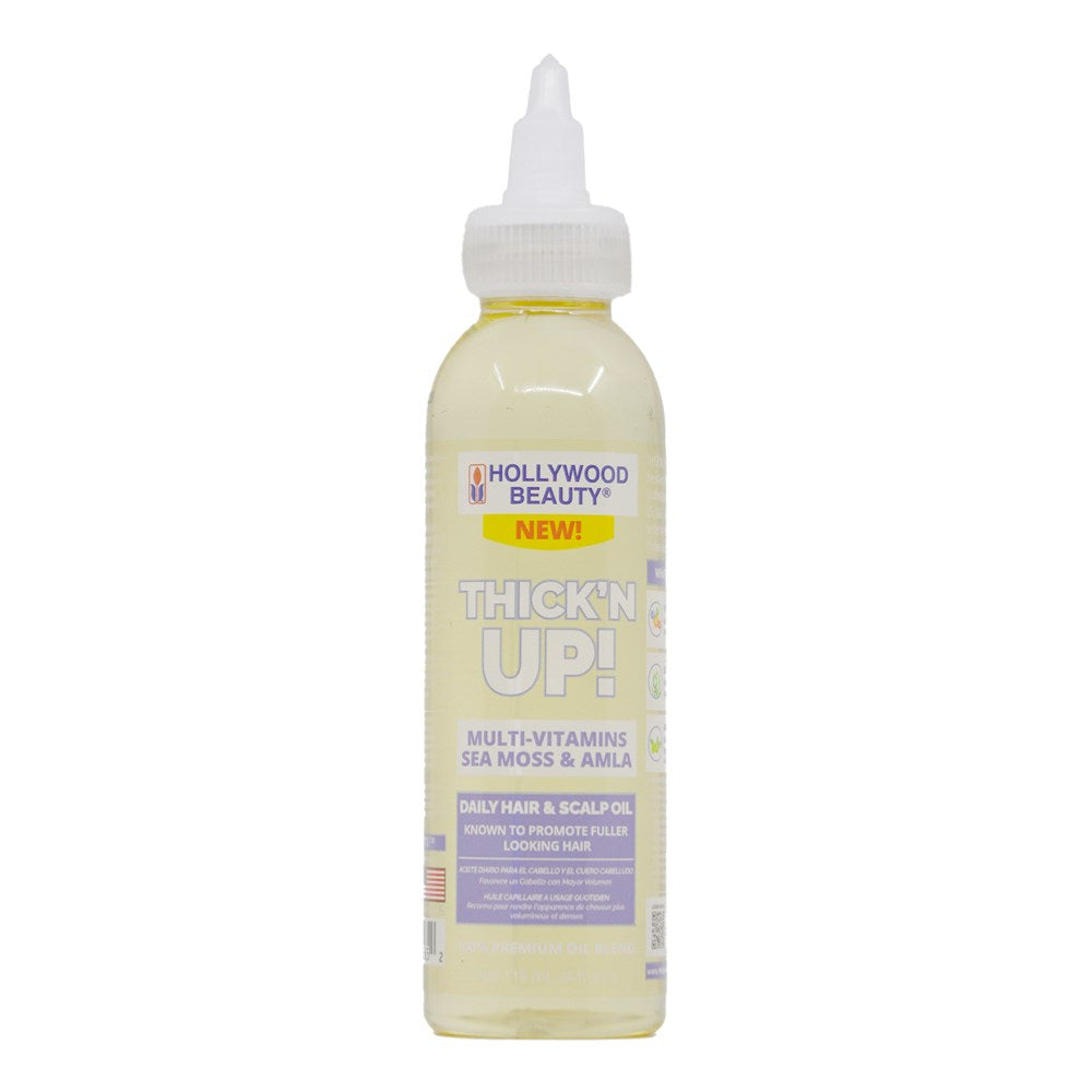 HOLLYWOOD BEAUTY Thick'n Up Sea Moss & Amla Hair & Scalp Oil (4oz)