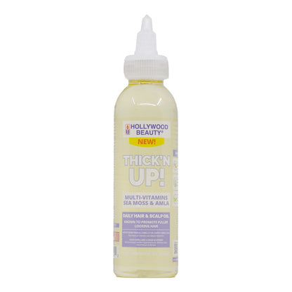 HOLLYWOOD BEAUTY Thick'n Up Sea Moss & Amla Hair & Scalp Oil (4oz)