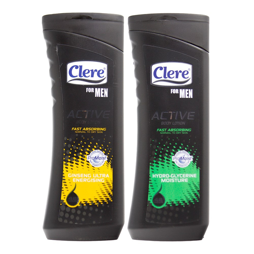CLERE For Men Active Body Lotion (13.53oz)