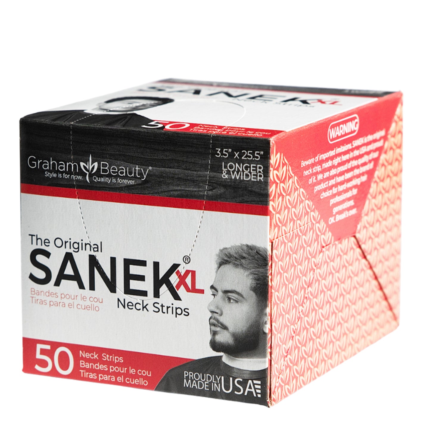 GRAHAM BEAUTY   Sanek Neck Strips XL (3.5" x 25.5") [50strips/pk]