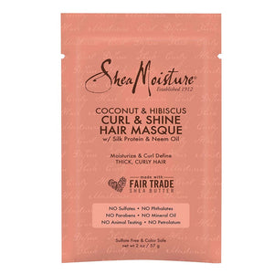 SHEA MOISTURE Coconut & Hibiscus Curl & Shine Hair Masque Packet (2oz)