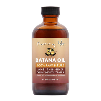 SUNNY ISLE Batana Oil Infused with Jamaican Black Castor Oil (4oz)