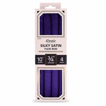ANNIE Silky Satin Flexi Rod (10inch) - 3/4" Diameter 5ct