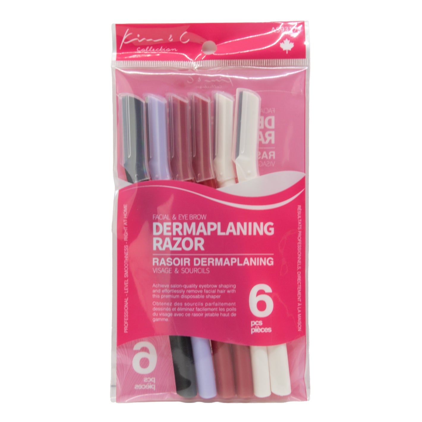 Kim & C Finishing Touch Dermaplaner(6pcs/pack)-Assorted