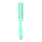 Mint green comb on a white background