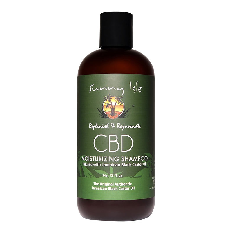 SUNNY ISLE Jamaican Black Castor CBD Moisturizing Shampoo (12oz)