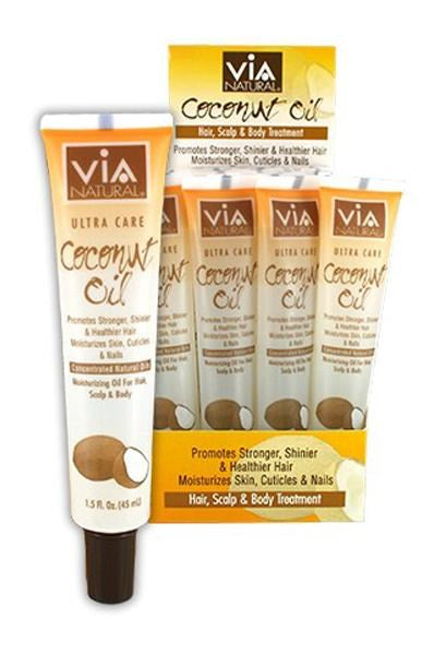 VIA NATURAL Coconut Oil Treatment Tube (1.5oz)