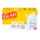 GLAD White Garbage Bag [Tall 45L]