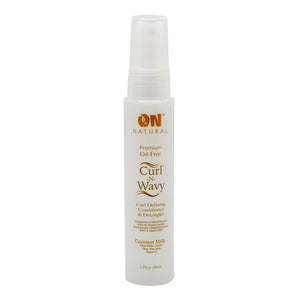 ON NATURAL Coconut Milk 4-In-1 Enhancer Curl Defining Conditioner & Detangler