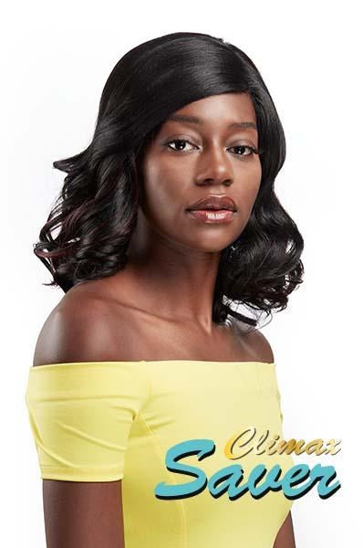 CLIMAX SAVER Lace Front Wig Side Part - SLFW-Gabriela - 1B