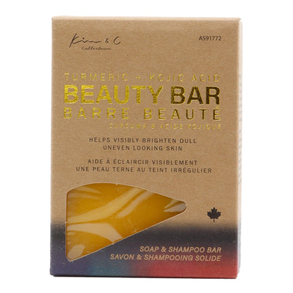 Kim & C Kojic Acid and Turmeric Beauty Bar (5.5oz/156g)