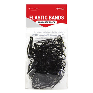 KIM & C 100pcs Elastic Bands (Large 1.5inch)