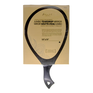 KIM & C Jumbo Teardrop Mirror (10" x 19")