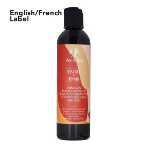 AS I AM Jamaican Black Castor Oil Leave-In Conditioner (8oz)