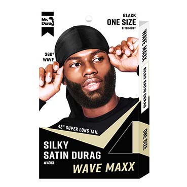 ANNIE Mr. Durag Silky Satin Durag - Black