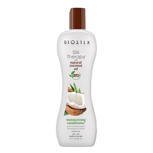 BIOSILK Silk Therapy Natural Coconut Oil Moisturizing Conditioner (12oz)