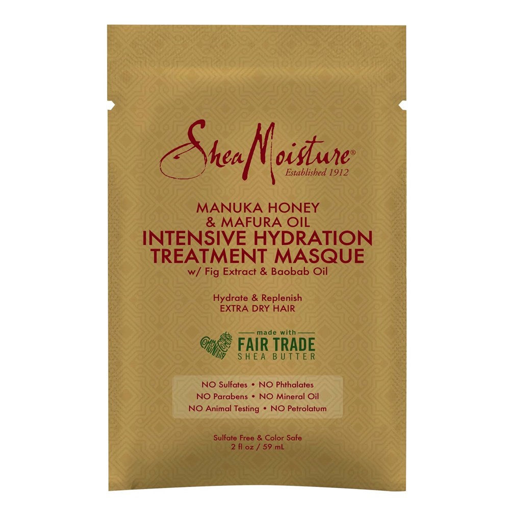 SHEA MOISTURE Manuka Honey & Mafura Oil Intensive Hydration Hair Masque Packet (2oz)