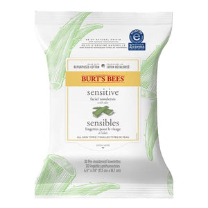 BURT'S BEES Sensitive Facial Towelettes