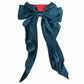 KIM & C Satin Long Tail Bow Clip