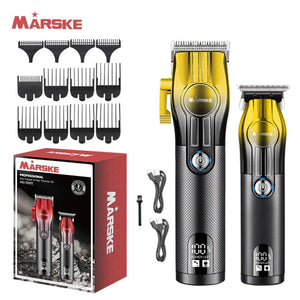MARSKE Professional Wireless Clipper and Trimmer Kit