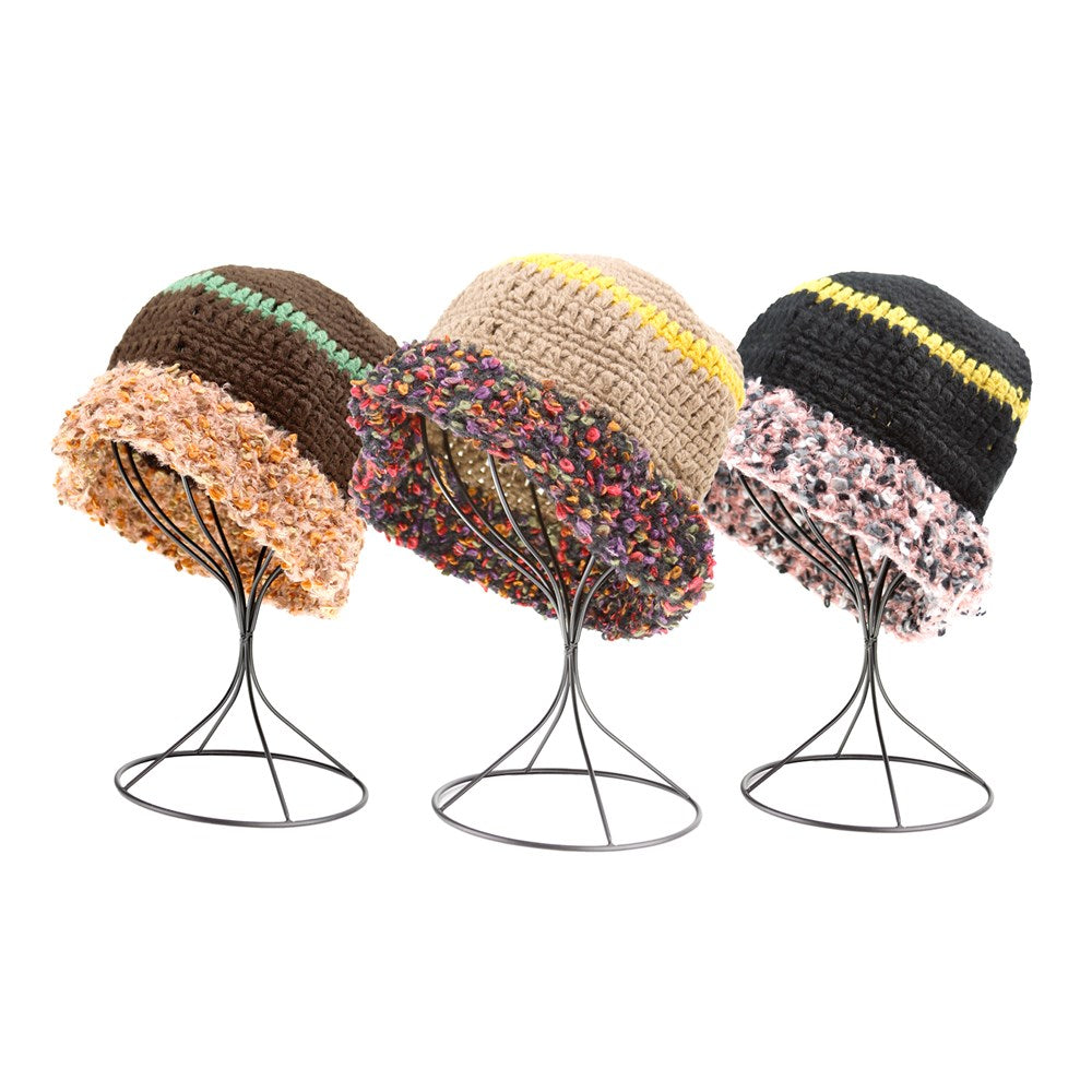 KIM & C Handmade Fashion Trim Bucket Hat