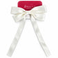 KIM & C Slim Ribbon Bow Clip with Long Tails