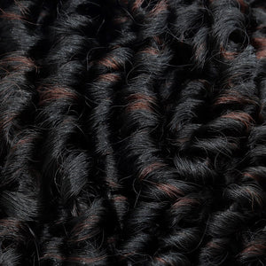 CLIMAX PRE-LOOPED CROCHET BRAID-Double Twist Coily 18"