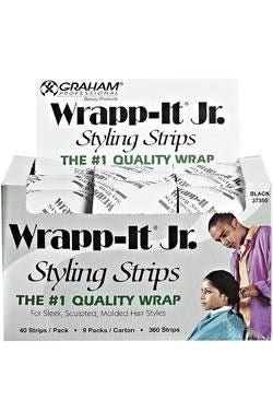 GRAHAM BEAUTY Wrapp-It Jr. Styling Strips Carton (9 Packs/Carton)