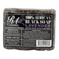 RA COSMETICS 100% Black Soap Bar (5oz)