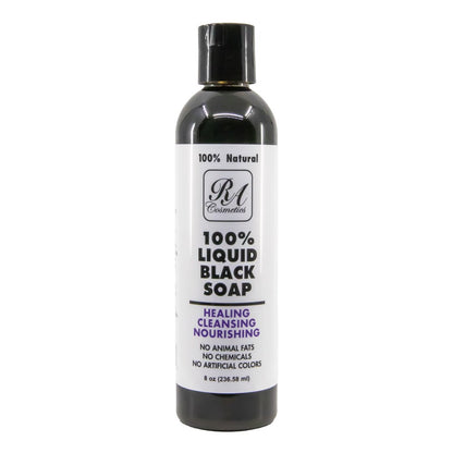 RA COSMETICS 100% Liquid Black Soap (8oz)