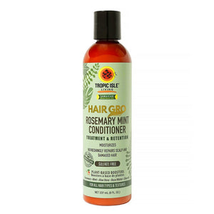 TROPIC ISLE LIVING Jamaican Black Castor Oil Hair Gro Rosemary Mint Hydrating Conditioner (8oz)
