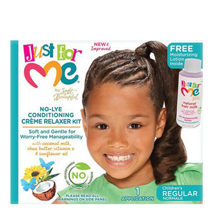 JUST FOR ME No-Lye Conditioning Creme Relaxer Kit