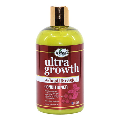 Difeel(Sunflower)  Ultra Growth Basil & Castor Oil Pro-Growth Conditioner (12oz)