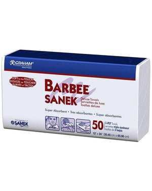 GRAHAM BEAUTY   Barbee 3-Ply Deluxe Towel (12" x 24") [50towels/pk]
