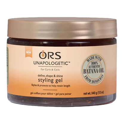 ORS Unapologetic Batana Oil Define Shape Shine Styling Gel (12oz)