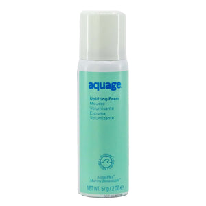 Aquage uplifting foam mousse bottle on a white background