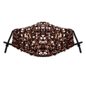 KIM & C Large Seuquin Earloop Face Mask