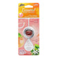 Air freshener packaging with pink grapefruit flavor on a white background